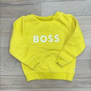 BOSS Yellow Sweatshirt